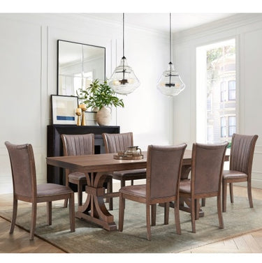 Rectangular Rubber Wood Dining Table